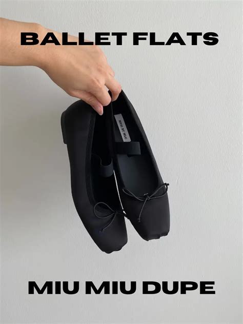 miu miu ballet flats dupes|marie claire ballet flats.